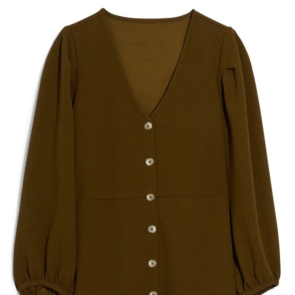 Texture & Thread Balloon-Sleeve Dress - Picture 4 of 11